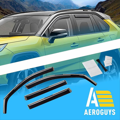 Extra Durable Window Deflectors in-Channel Window Visors Rain Guards Fit - Image 8