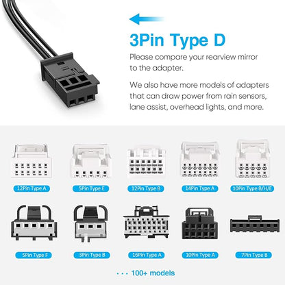 Dash Cam Power Adapter, Fit Select Ford F150/Mustang/Edge/Ranger/Bronco - Image 4