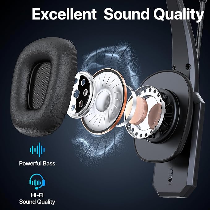 Bluetooth Headset, Trucker Bluetooth Headset - Image 4