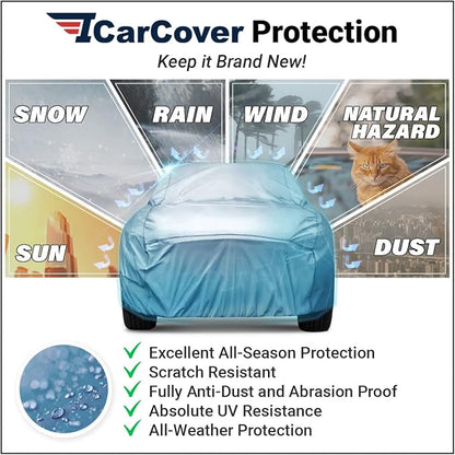 iCarCover Premium Car Cover for 1975-1981 Chevy Monza Coupe Heavy Duty - Image 5