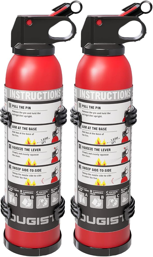 Dry Stop Fire Extinguisher for Home & Vehicle - 600g Dry Chemical Powder Fire by Ougist