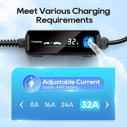 Level 1-2 Tesla Charger with 25FT Charging Cable, ETL & FCC Listed, - Image 4