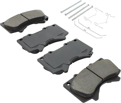 Premium Semi-Metallic Front Brake Pads Compatible - Image 2