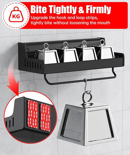 4 inch Large Wide Hook and Loop Strips - Image 2