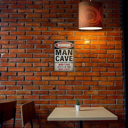 'What Happens Here, Stays Here!' Funny Man Cave Decor - Image 6