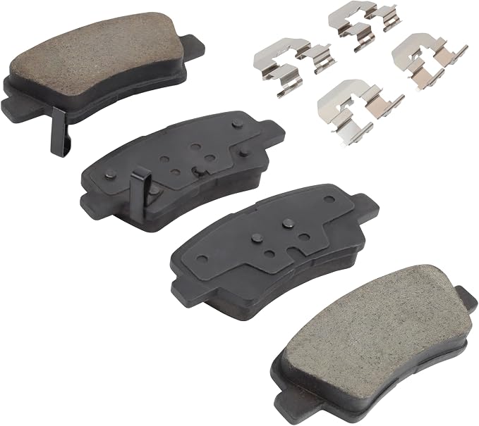 Premium Ceramic Rear Brake Pads Compatible - Image 2