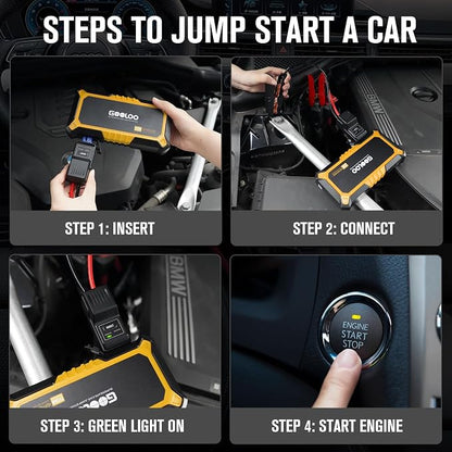 GOOLOO New GP2000 Jump Starter 2000A Car Starter Battery Pack, 12V Car Battery - Image 7
