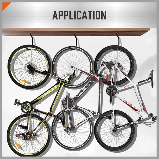 HORUSDY 12 Pack Heavy Duty Bike Hooks - Image 7