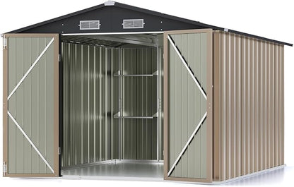 Patiowell 8x10 FT Outdoor Storage Shed - Image 2