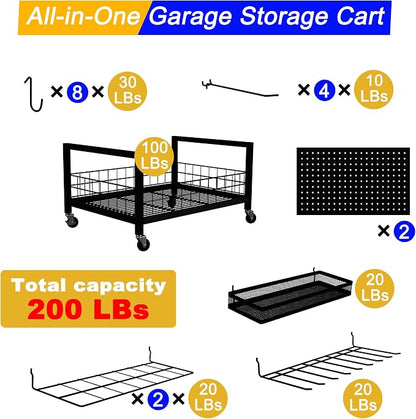 All-in-One Garage Storage Cart - Image 4