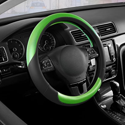 Road Comforts Steering Wheel Cover – Breathable Leather Steering Wheel Cover by RoadComforts