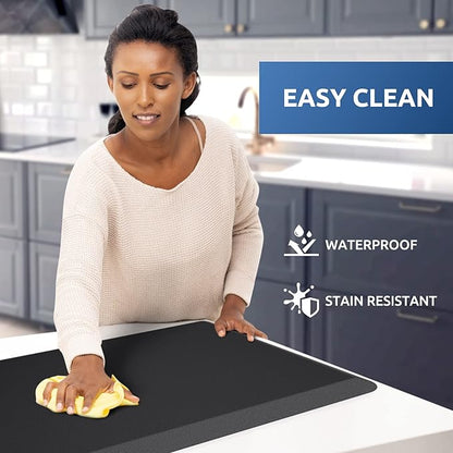KitchenClouds Kitchen Mat Cushioned Anti Fatigue Rug 17.3"x28" Waterproof - Image 3