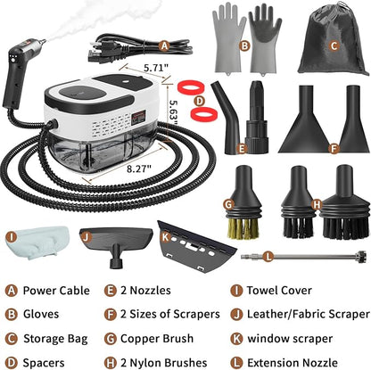 Handheld Steam Cleaner for Home, 2500W High Temperature Pressurized Machine - Image 2