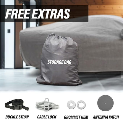 Supreme Full Car Cover – for Pontiac Firebird 1972-2002 Coupe 2-Door Semi - Image 5