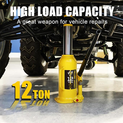 YELLOW JACKET 12 Ton Muti-Directional Welded Bottle Jack, Horizontal Bottle - Image 6