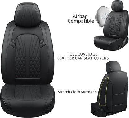 Leather Seat Covers, Car Seat Protector Waterproof, Seat Covers Full Set - Image 7
