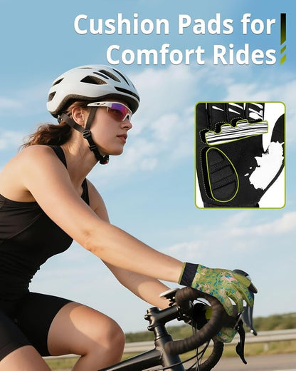 RIGWARL Skeleton Motorcycle Gloves Men Women Touchscreen, Non-Slip Mountain - Image 2