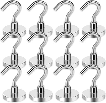 LOVIMAG Strong Magnetic Hooks, 40LBS Neodymium Magnets by LOVIMAG