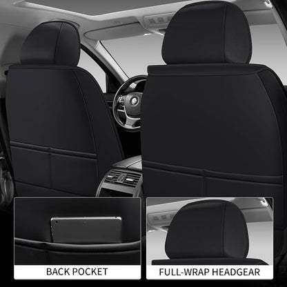 Car Seat Covers Full Set, Easy Install Luxury Leather Automotive Seat Covers - Image 6