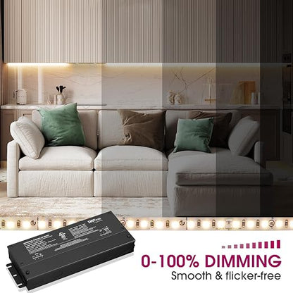 EMITEVER 384W Dimmable LED Driver, 24V 5-in-1 Dimmable Power Supply, 4-Channels - Image 4