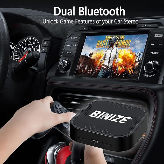 Binize Wireless CarPlay Android AUTO Multimedia Video Box 4G Cellular, Android - Image 5