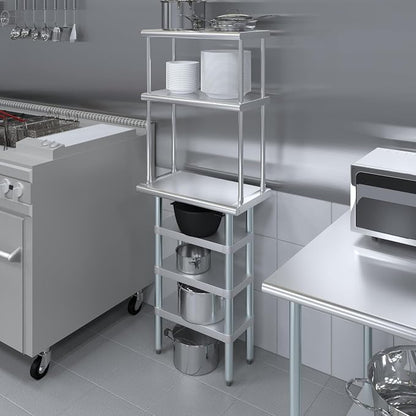 Amgood 14" x 24" Stainless Steel Work Table - Image 4