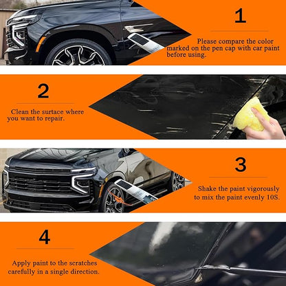 Mosaic Black Metallic Touch Up Paint Compatible - Image 6