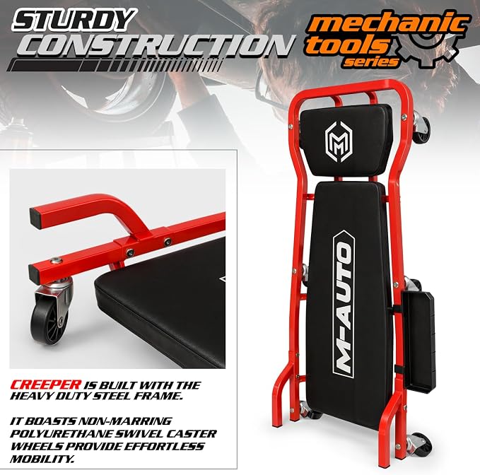 M-AUTO Heavy-Duty Automotive Creeper - Image 5