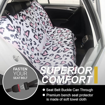 Back Seat Cover for Car Trucks Van SUV, Waterproof Rear Bench Towel Seat Covers - Image 2