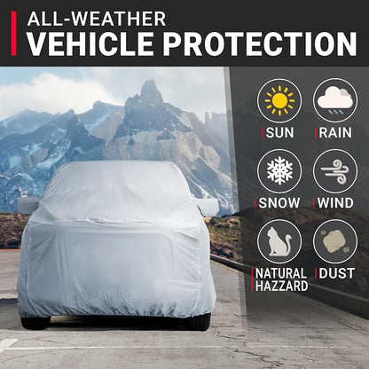 iCarCover Fits 2011-2024 Crew Cab, 6.4 ft Regular Bed RAM 1500 Truck Cover - Image 2