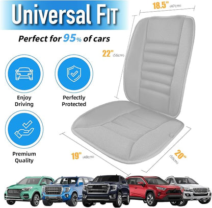 Car Seat Cushion with Back Support Pillow, Comfy Lumbar Support & Seat Cushion - Image 7