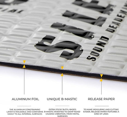 Siless 80 mil 36 sqft Car Sound Deadening mat - Image 2
