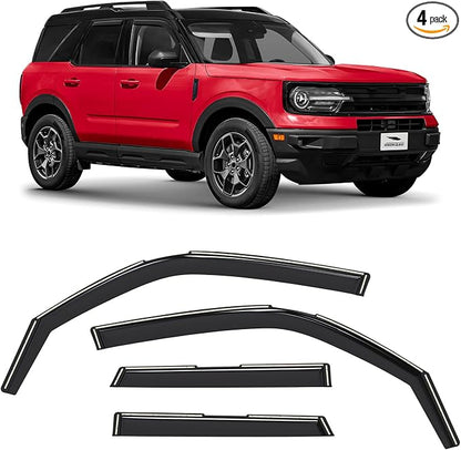Voron Glass in-Channel Extra Durable Rain Guards by VoronGlass-highqualityautoaccessories