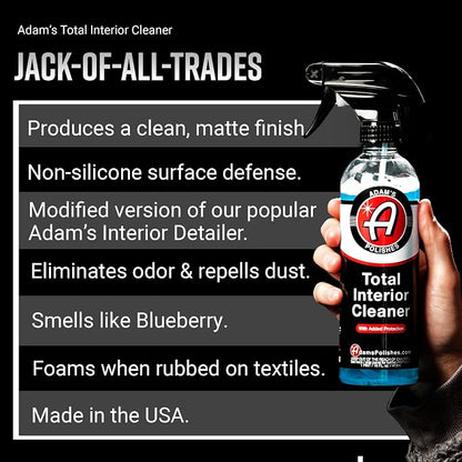 Adam's Polishes Total Interior Cleaner & Protectant, Quick Detailer & SiO2 - Image 2