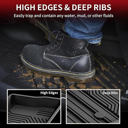 LASFIT Floor Mats for Toyota RAV4 2019-2024 2025 All Weather Mats for Toyota - Image 2