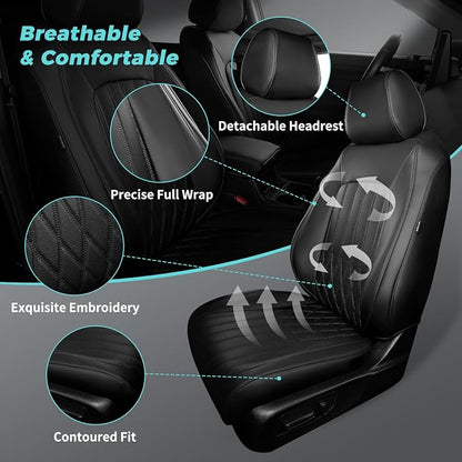 Seat Covers for Honda CRV 2023 2024 2025 2026 EX/EXL/LX/Sport/Touring/Special - Image 2
