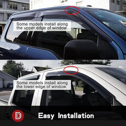 Side Wind Deflector Window Visors fit - Image 7