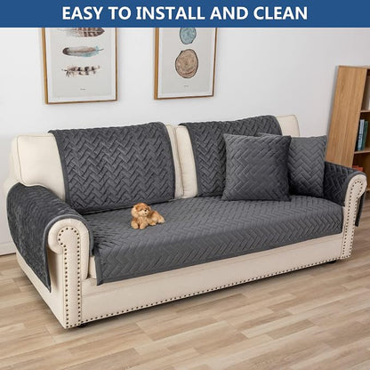 Eismodra Couch Cover, Sectional Couch Covers, Sofa Covers - Image 7