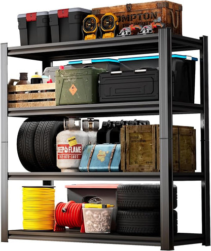63"H Garage Shelving 2400LBS Capacity Heavy Duty Storage Shelves, Adjustable 4 - Image 3