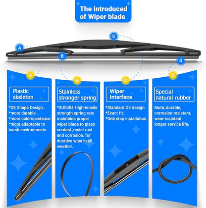 Windshield Wiper Blade Set Replacement - Image 6