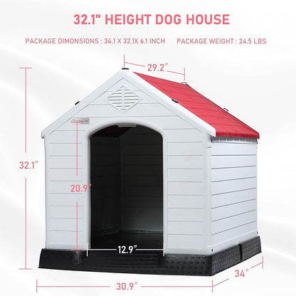 LEMBERI Durable Waterproof Plastic Dog House - Image 7