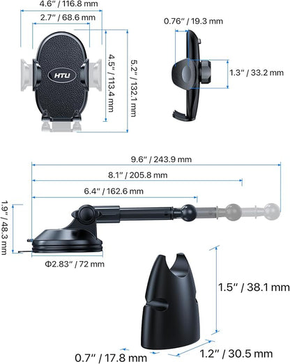 HTU 【Military-Grade Suction】 2025 Cell Phone Holder - Image 9