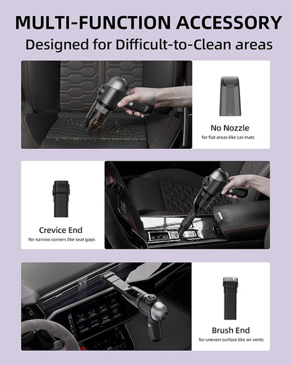 2025 Upgraded Mini Car Vacuum - Image 3