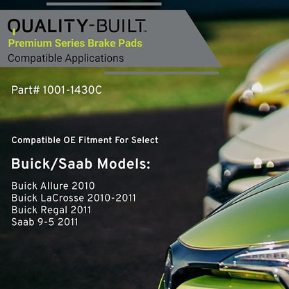 Premium Ceramic Rear Brake Pads Compatible - Image 3