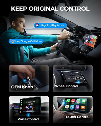 AuroraLink Wireless Carplay & Android Auto Wireless Adapter 2-in-1 Fast & - Image 5