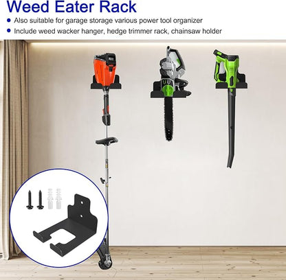 Weed Eater Rack Garage Wall Organizer, Weedeater Hanger Wall Mount - Image 4