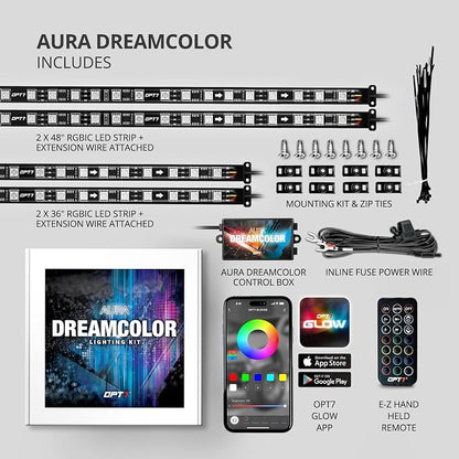 OPT7 Aura DreamColor Underglow Chasing Light Kit - Image 9