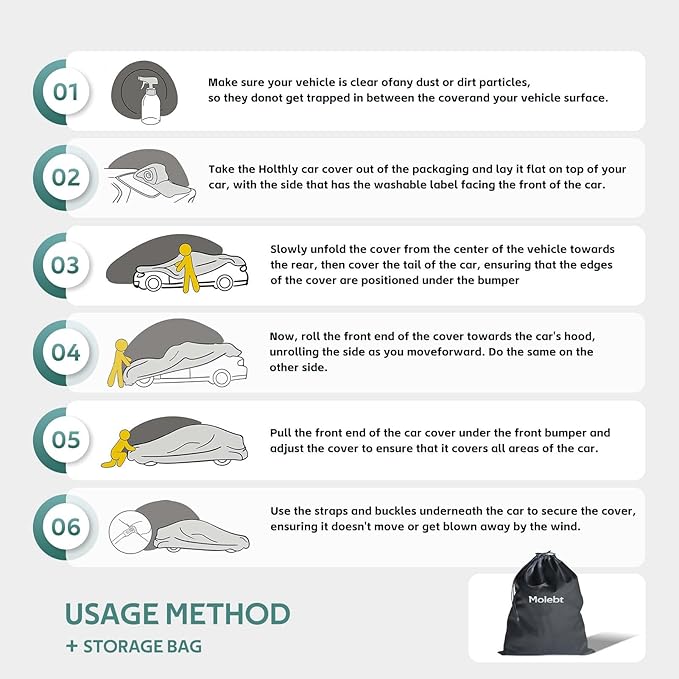 Hatchback Car Cover Waterproof All Weather - Image 6