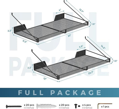 Garage Wall Shelf Steel Wall Shelf Storage Rack-design of TRIANGULAR BRACKET - Image 3