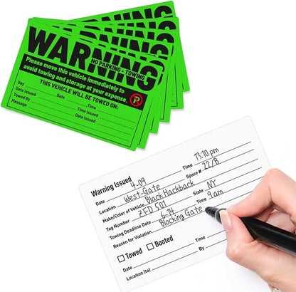 easykart labels 50 Parking Violation Sticker - Image 4
